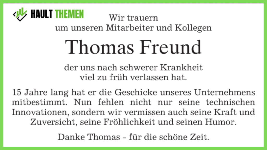 thomas freund krankheit